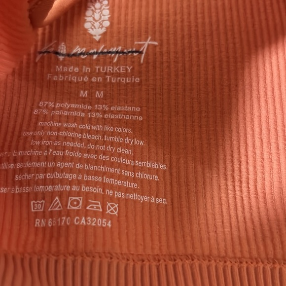 Free People, Bralette/Sports Bra, Medium, Orange, NWOT - Picture 6 of 6
